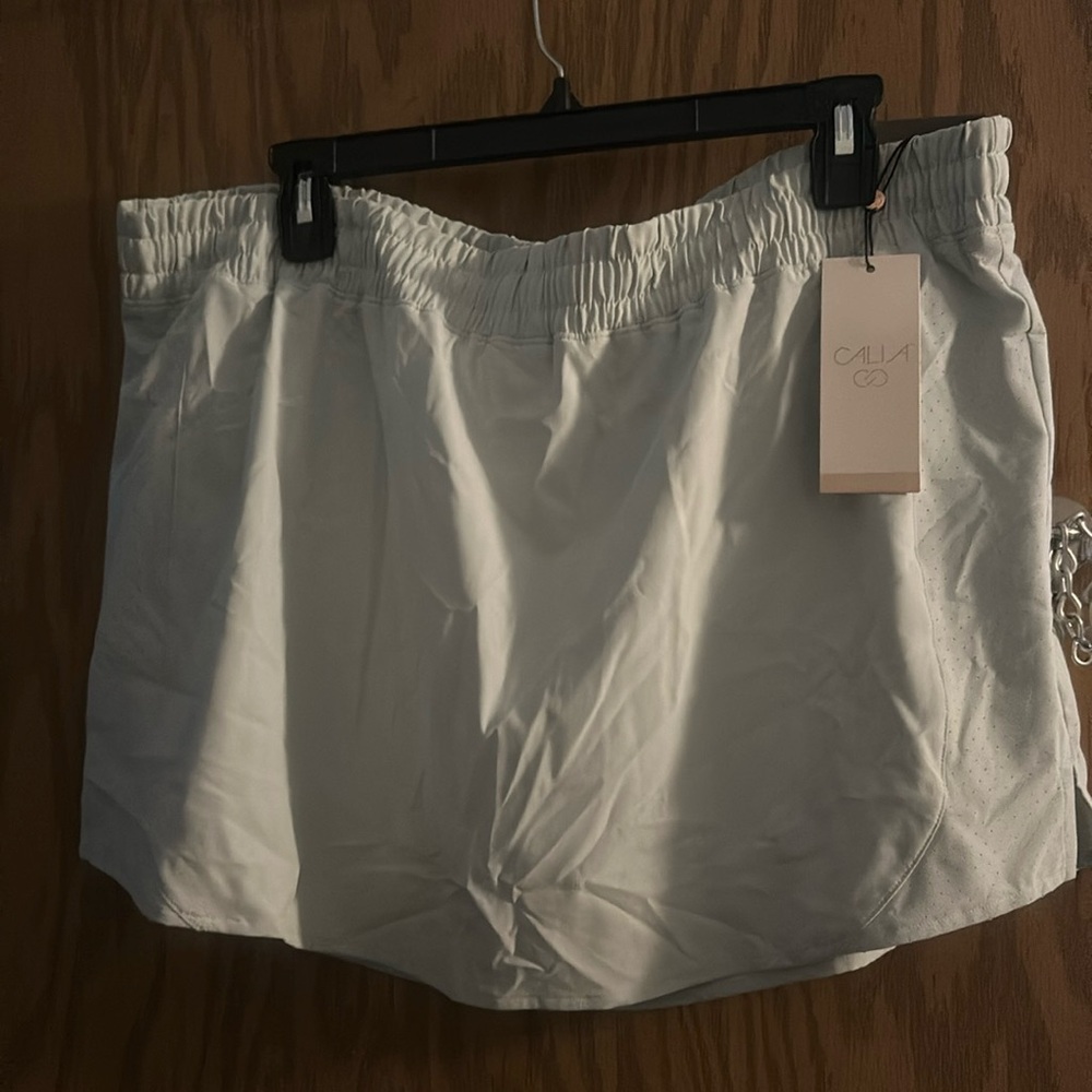 CALIA INFINITY RUN SKORT: CALMING GREEN: NEW WITH TAGS: SIZE XL